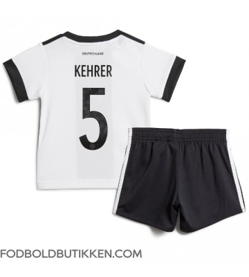 Tyskland Thilo Kehrer #5 Hjemmebanetrøje Børn VM 2022 Kortærmet (+ Korte bukser)